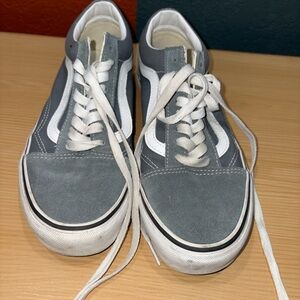 Vans Old School Gray and White